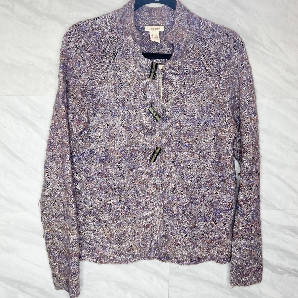 Sundance Alpaca Wool Sweater Cardigan Medium